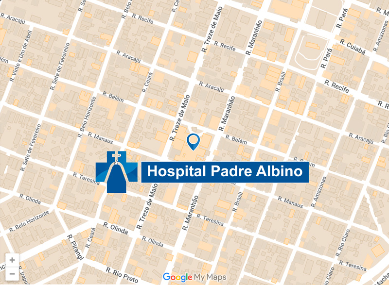 Mapa Hospital Padre Albino
